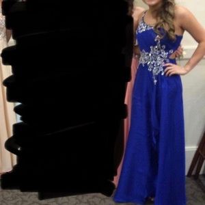 Navy Blue Prom Dress
